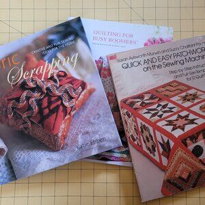Lot of 3 Quilting Books